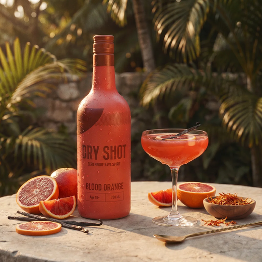 Blood Orange - Premium Kava Spirit | Non-Alcoholic