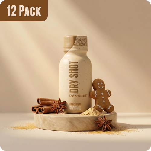 Dry Shot Gingerbread Kava Powder Shot Hero Product Image